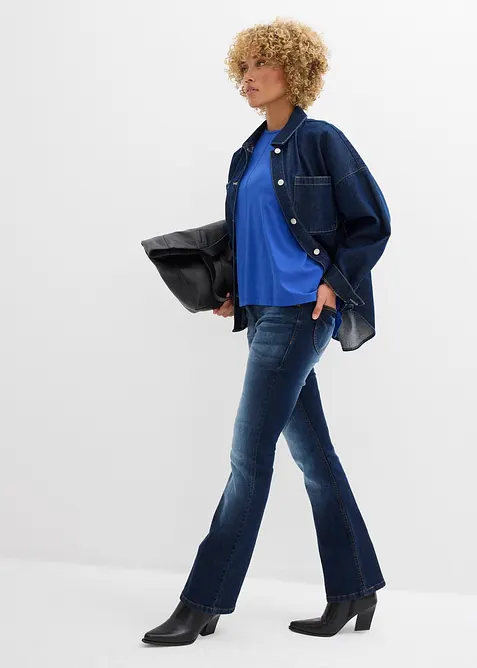 Maglia boxy in cotone biologico, bonprix