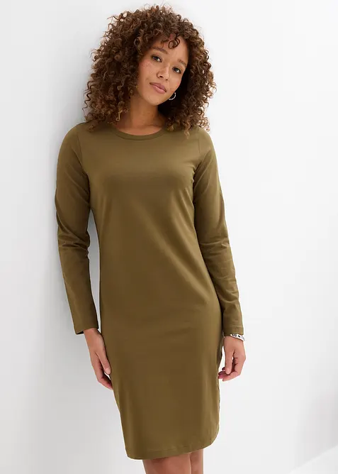 Abito in jersey di cotone elasticizzato (pacco da 2), bonprix