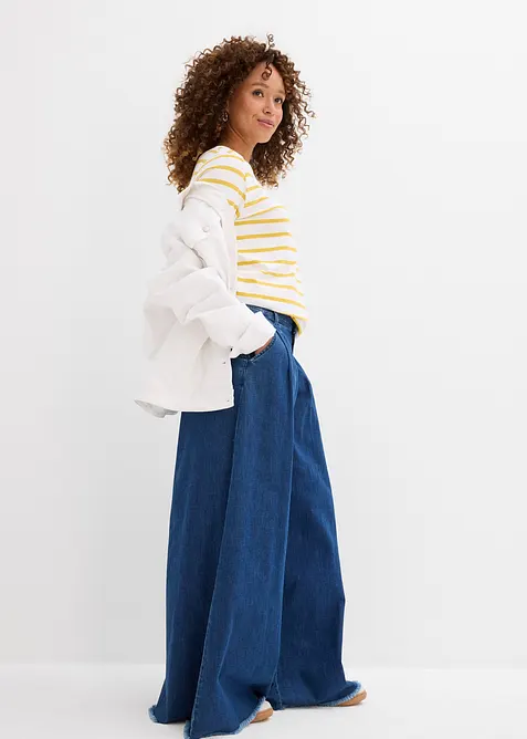 Maglia a maniche lunghe con puro cotone biologico, bonprix