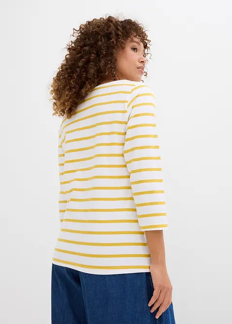 Maglia a maniche lunghe con puro cotone biologico, bonprix