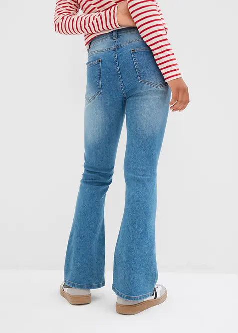 Jeans flared a vita media, bonprix
