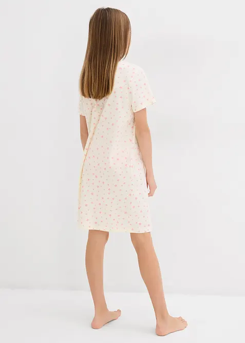 Camicia da notte in puro cotone biologico (pacco da 3), bonprix