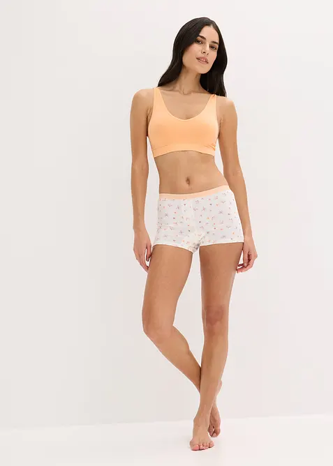 Boxer aderenti in morbido cotone elasticizzato (pacco da 4), bonprix