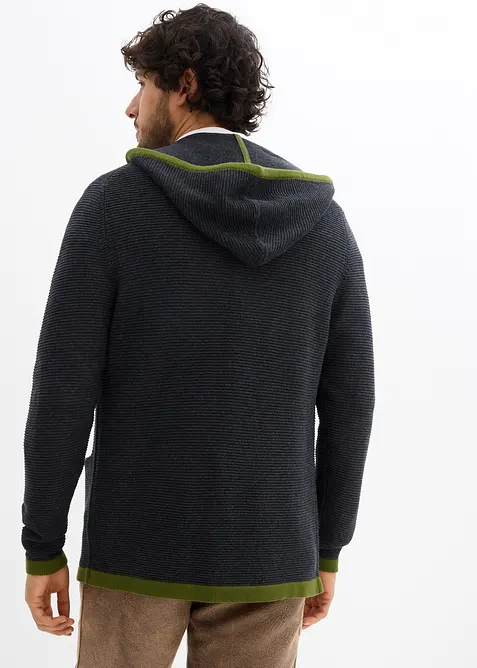 Cardigan bavarese con cappuccio, bonprix
