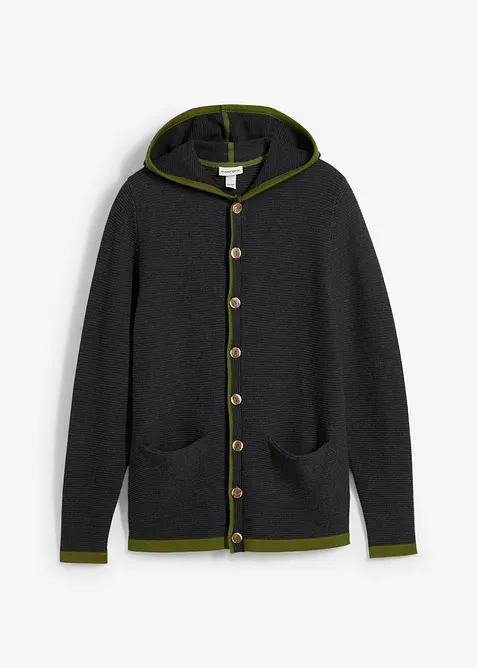Cardigan bavarese con cappuccio, bonprix