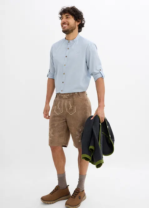 Camicia bavarese con maniche arrotolabili, bonprix