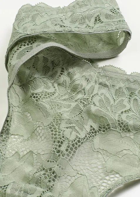 Perizoma a V con pizzo floreale, bonprix