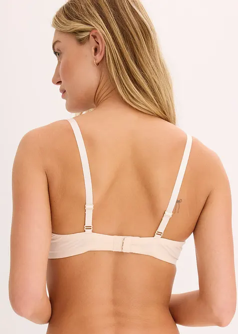 Reggiseno con coppe preformate ed effetto lucido, bonprix