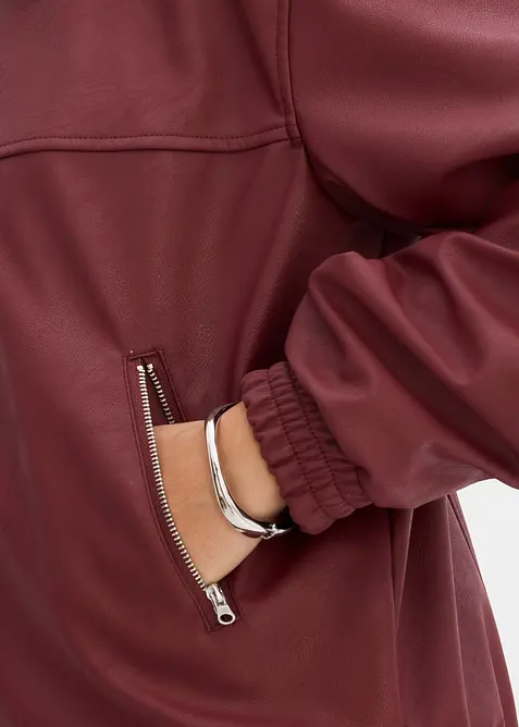 Giacca in similpelle oversize, bonprix