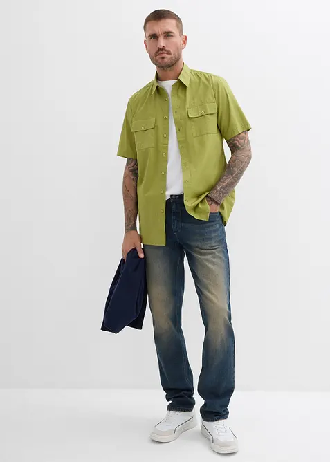 Jeans elasticizzati regular fit, straight, bonprix