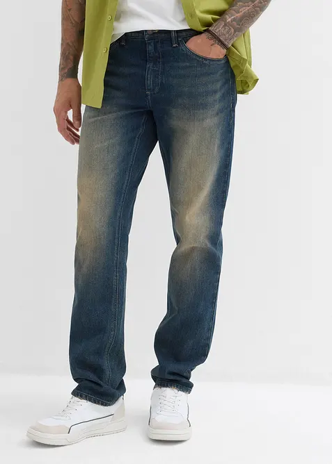Jeans elasticizzati regular fit, straight, bonprix
