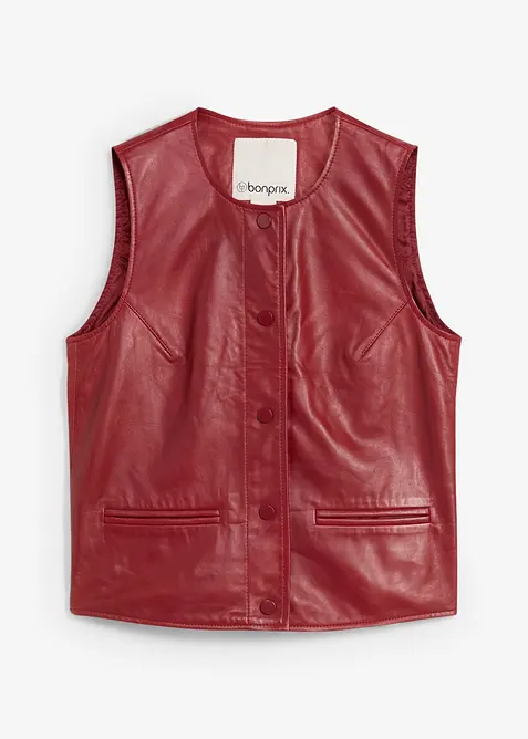 Gilet in nappa di agnello, bonprix