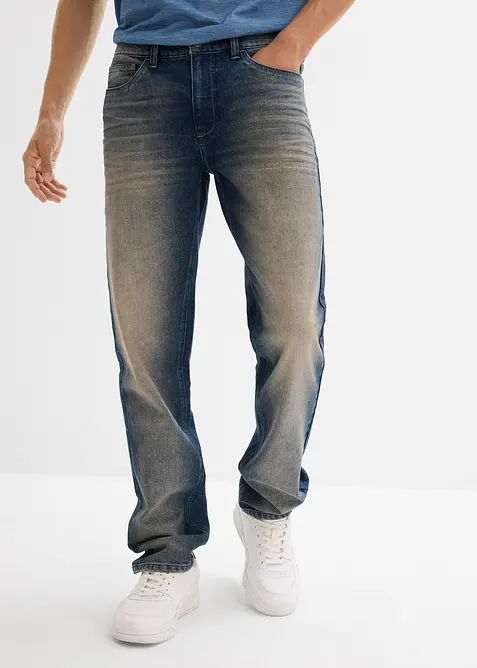Jeans elasticizzati regular fit, straight, bonprix