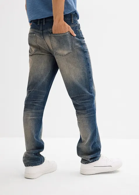 Jeans elasticizzati regular fit, straight, bonprix