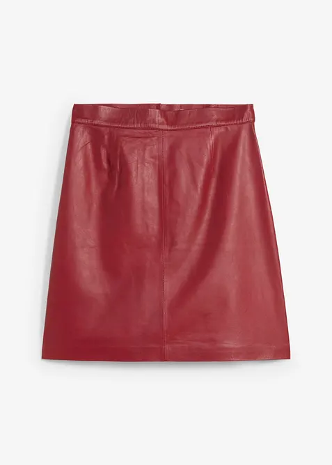 Minigonna in nappa di agnello, bonprix