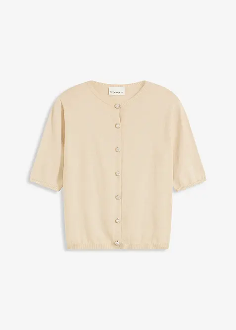 Cardigan in filato fine misto viscosa, bonprix