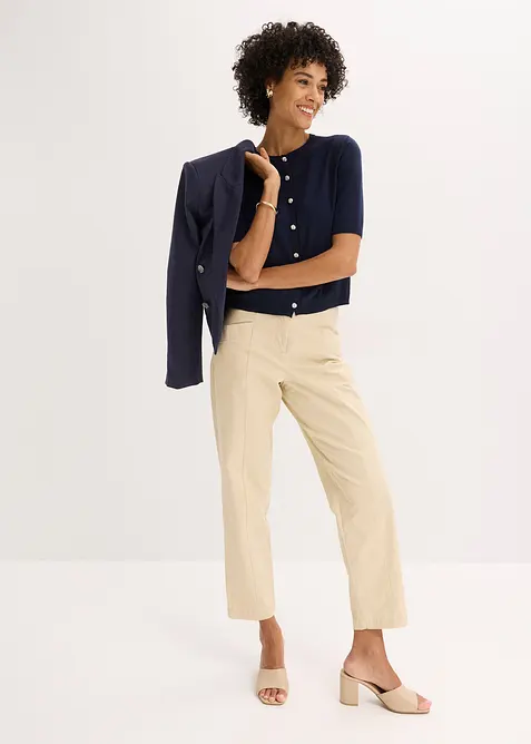 Cardigan in filato fine misto viscosa, bonprix