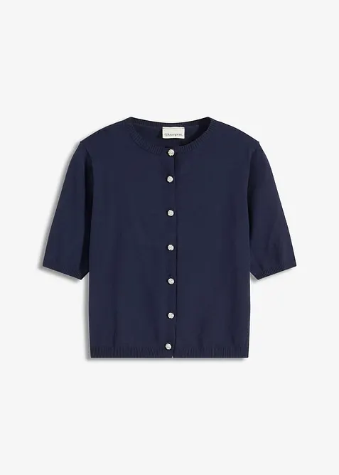 Cardigan in filato fine misto viscosa, bonprix