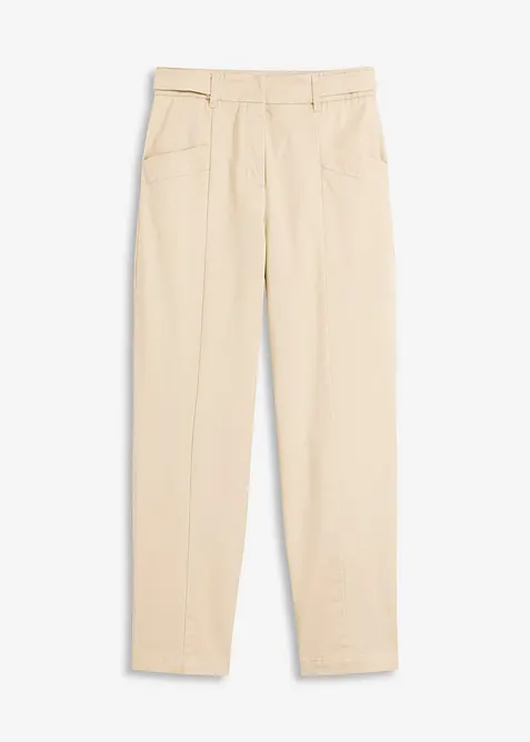Pantaloni in twill tapered fit, bonprix