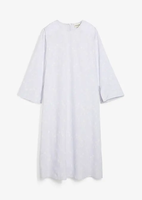 Abito midi in pura viscosa floreale, bonprix