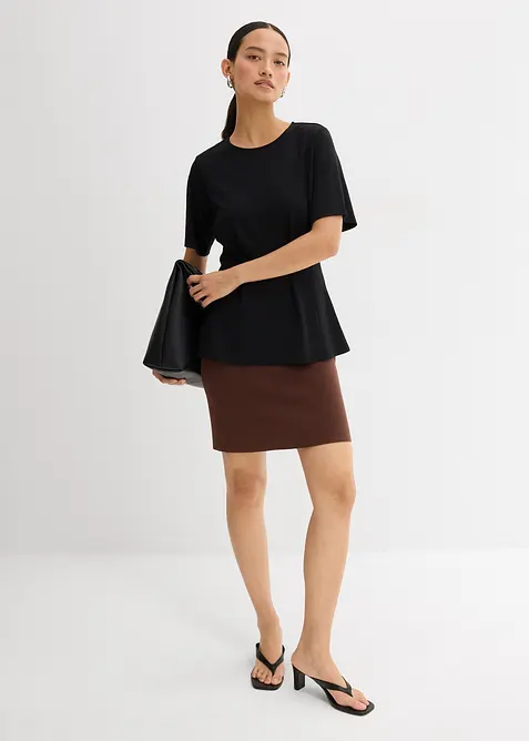 Gonna in maglia di misto viscosa, bonprix