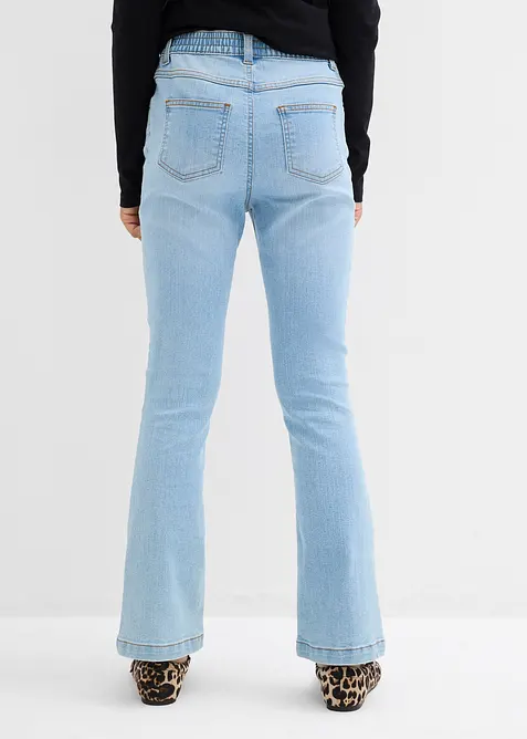 Jeans con elastico in vita, vita media (pacco da 2), bonprix