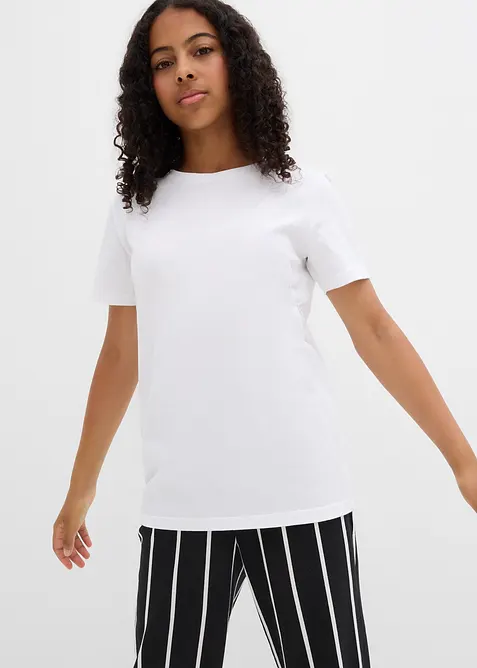 T-shirt in puro cotone biologico (pacco da 3), bonprix