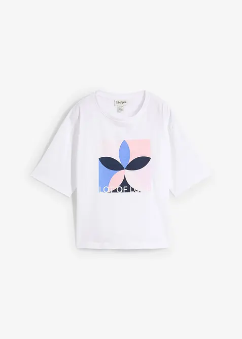 T-shirt in puro cotone, bonprix