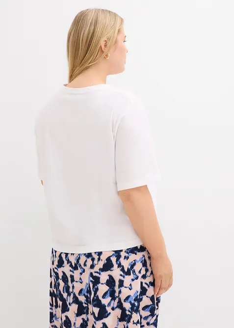 T-shirt in puro cotone, bonprix