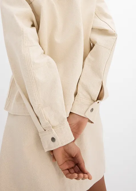 Giacca in twill di puro cotone, bonprix