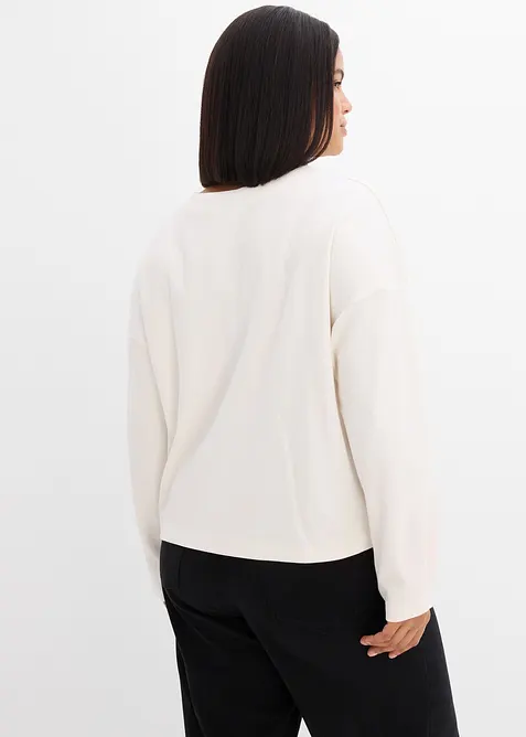 Maglia a maniche lunghe in puro cotone, bonprix