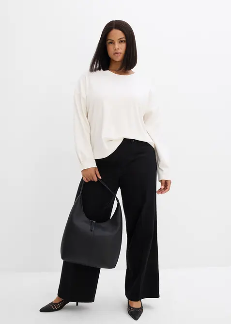 Maglia a maniche lunghe in puro cotone, bonprix