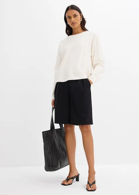 Maglia a maniche lunghe in puro cotone, bonprix