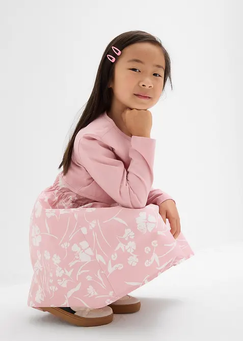 Abito e bolero in puro cotone (set 2 pezzi), bonprix