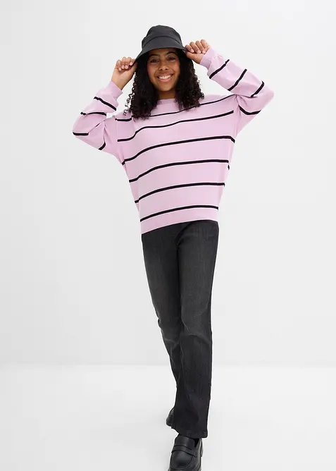 Maglione in filato fine misto viscosa, bonprix