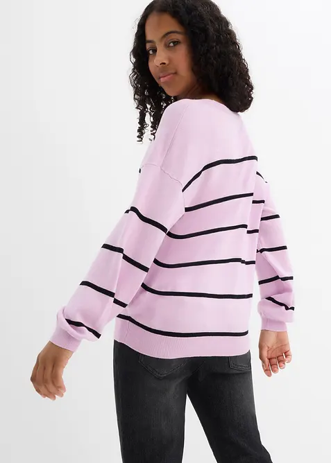 Maglione in filato fine misto viscosa, bonprix
