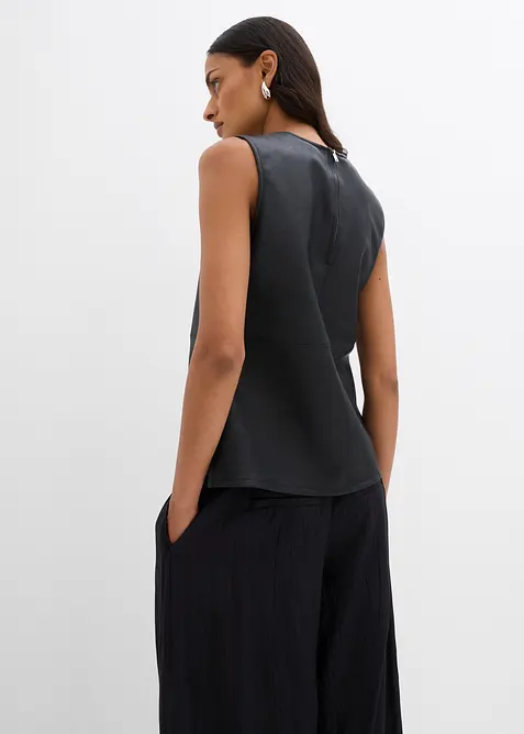 Top in similpelle, bonprix