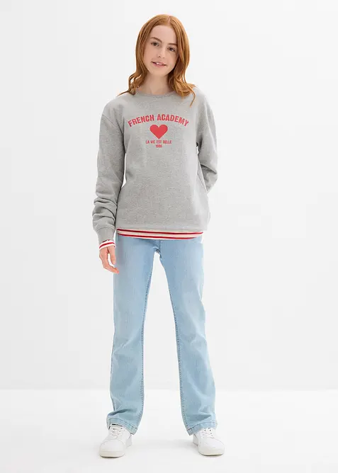 Felpa in misto cotone biologico morbido, bonprix