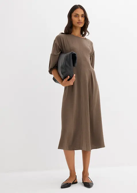 Abito in tessuto crinkle, bonprix