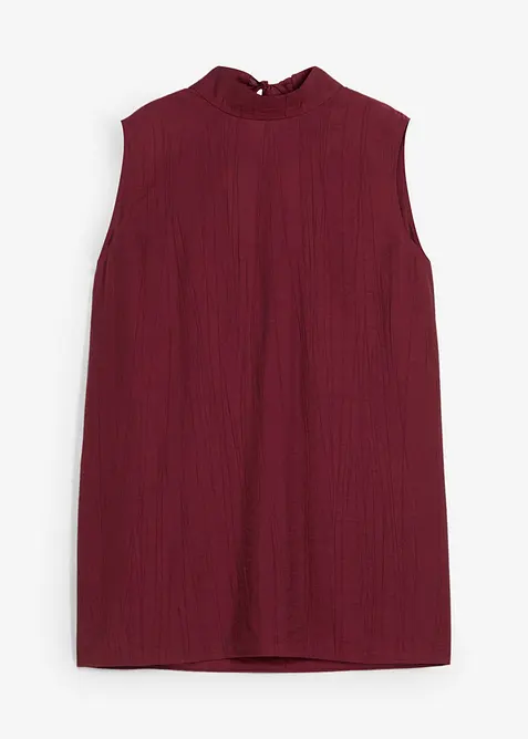 Top lungo in misto viscosa operato, bonprix