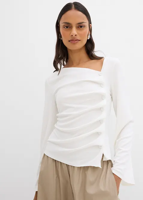 Maglia a maniche lunghe a coste, bonprix