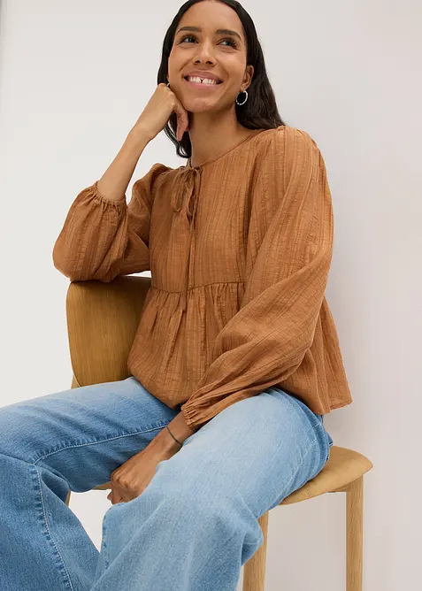 Blusa in lyocell, bonprix