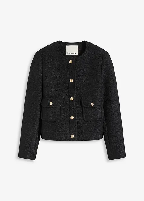 Giacchino in morbido filato bouclé, bonprix