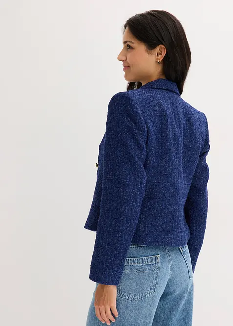 Blazer corto in morbido bouclé, bonprix
