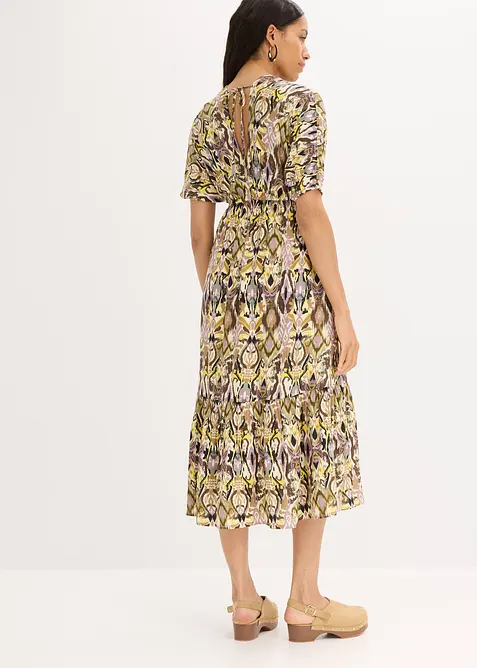 Abito midi in viscosa fluente, bonprix