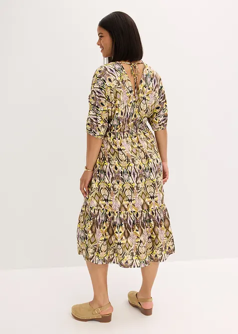 Abito midi in viscosa fluente, bonprix