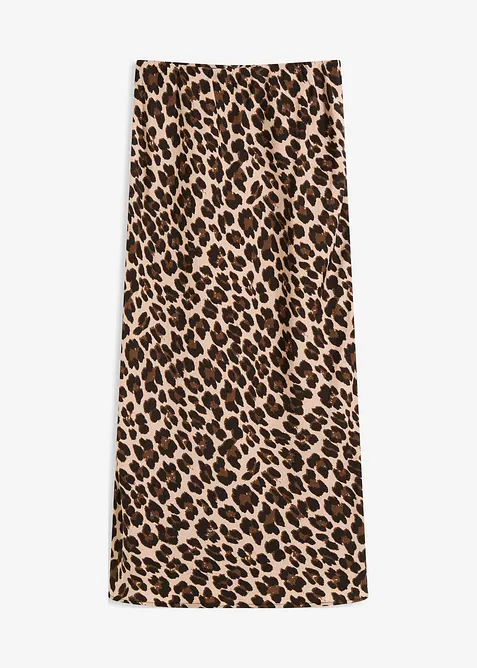 Gonna midi in satin fluente, bonprix