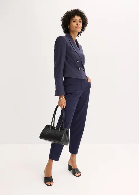 Blazer corto con spalle accentuate, bonprix