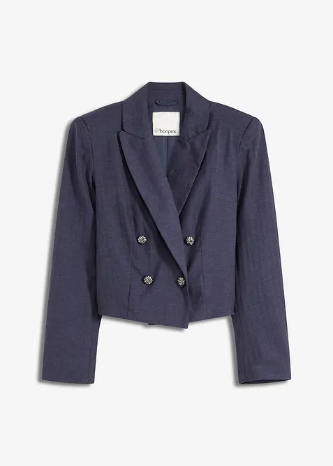 Blazer corto con spalle accentuate, bonprix