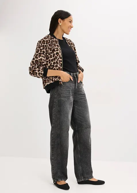 Bomber in satin fluente, bonprix